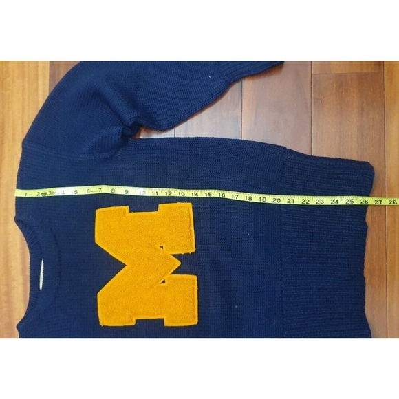 1940s Robin Hood Knit Shaker Sweater Pure Wool Size S/M - Picture 6 of 8